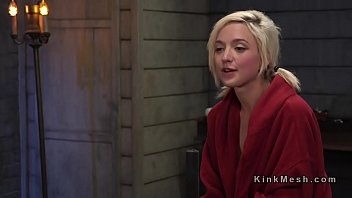 Blonde gets hardest torment training