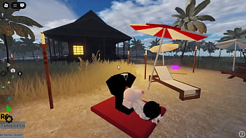 Releasing a load on the sexy bitch bootjob roblox egirl