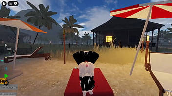 Releasing a load on the sexy bitch bootjob roblox egirl
