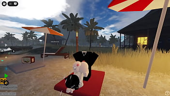 Releasing a load on the sexy bitch bootjob roblox egirl