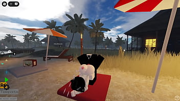 Releasing a load on the sexy bitch bootjob roblox egirl