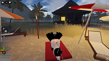 Releasing a load on the sexy bitch bootjob roblox egirl