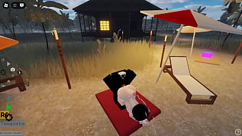 Releasing a load on the sexy bitch bootjob roblox egirl