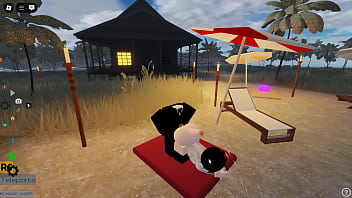 Releasing a load on the sexy bitch bootjob roblox egirl