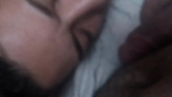 Husband wakes jade up with penis in mouth she sucks it nicely