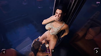 They do it stealthily and quickly they almost got caught 3d animation hentai game