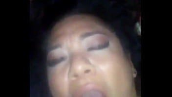 My slut mouth gets some jizz