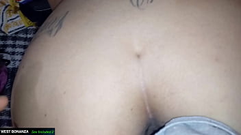 Quick suck & anal fuck she gets load of cum in her ass