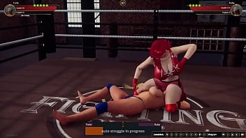 Furia vs ruby nf3d female mma combat battle