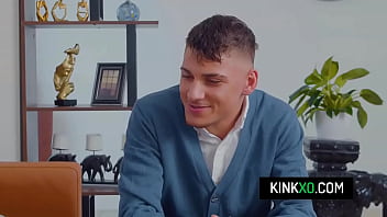 Horny teens share guy's cock after class