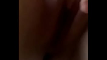 Naked playing with pussy