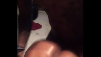 Cumming on a phat ass