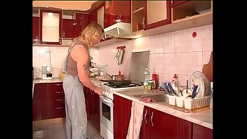 Young and sexy blonde fucked by a mature pig