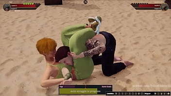 Gigi vs karen nf3d mixed mma combat femdom