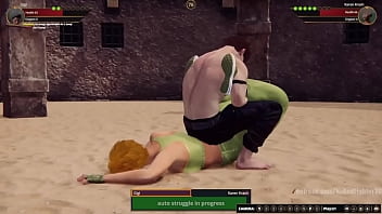 Gigi vs karen nf3d mixed mma combat femdom