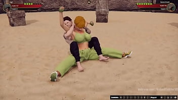 Gigi vs karen nf3d mixed mma combat femdom