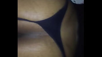 Fat ass booty black teen getting rammed from the back