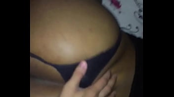Fat ass booty black teen getting rammed from the back