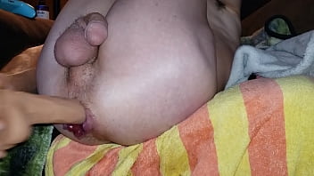Pounding My Dildo Deep Causes Rosebud And Massive Prostate Orgasm thumbnail