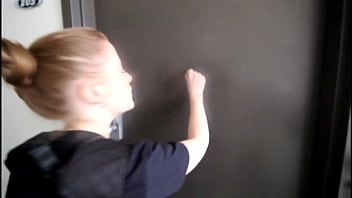 Nerdy blonde rides big black cock like she stole it