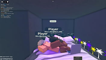 Mixed girl fucked hard in roblox