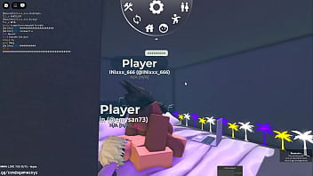 Mixed girl fucked hard in roblox
