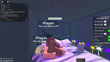 Mixed girl fucked hard in roblox