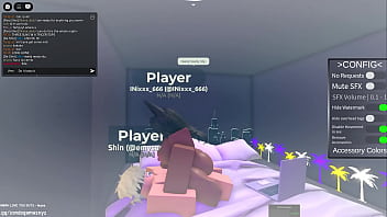 Mixed girl fucked hard in roblox