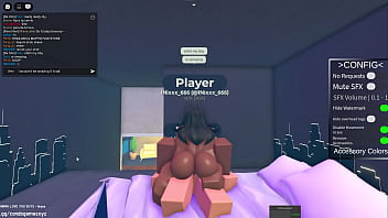 Mixed girl fucked hard in roblox