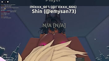 Mixed girl fucked hard in roblox