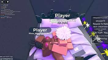 Mixed girl fucked hard in roblox