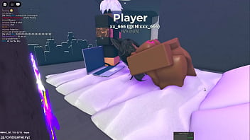 Mixed girl fucked hard in roblox
