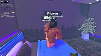 Mixed girl fucked hard in roblox