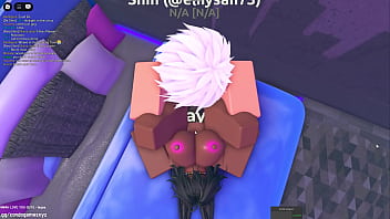 Mixed girl fucked hard in roblox