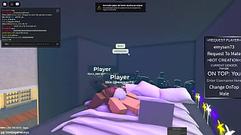 Mixed girl fucked hard in roblox