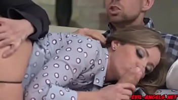 Double anal gangbang with 2 4