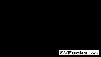 Sexy babe masturbates