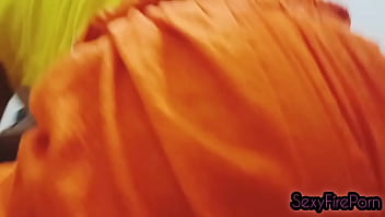 Blonde brown girl does something