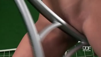 Ace with a jumbo racket