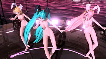 Hatsune miku rin y luka desnudas cómo conejas Hatsune miku rin y luka desnudas cómo conejas