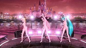 Hatsune miku rin y luka desnudas cómo conejas