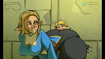 Botw zelda presses her ass in link's face