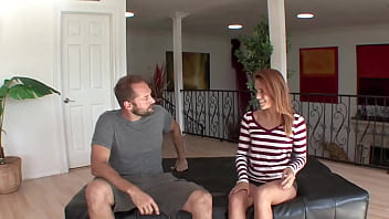 Daisy dalton pulls her tits while a stunt cock fucks her tight pussy