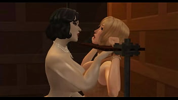 Resident evil sluts get nailed by big momma lady d