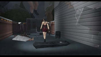 Resident evil sluts get nailed by big momma lady d