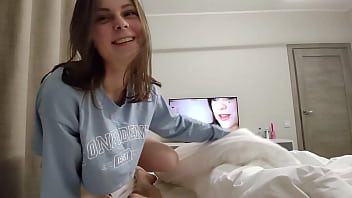 Cutie stepsister won't let me watch tv in peace pov