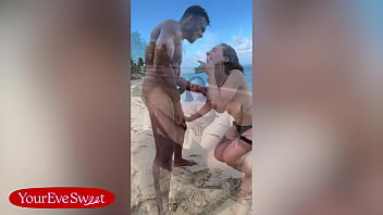 Bbc lifeguard troy francisco caught me skinny dipping & punished me eve sweet