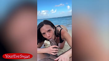 Bbc lifeguard troy francisco caught me skinny dipping & punished me eve sweet