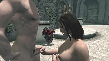 Girl fucks with a bum Girl fucks with a bum