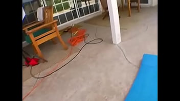 Haley sweet cute af 19 yo huge cock pov blowjob poolside and cum facial wow a